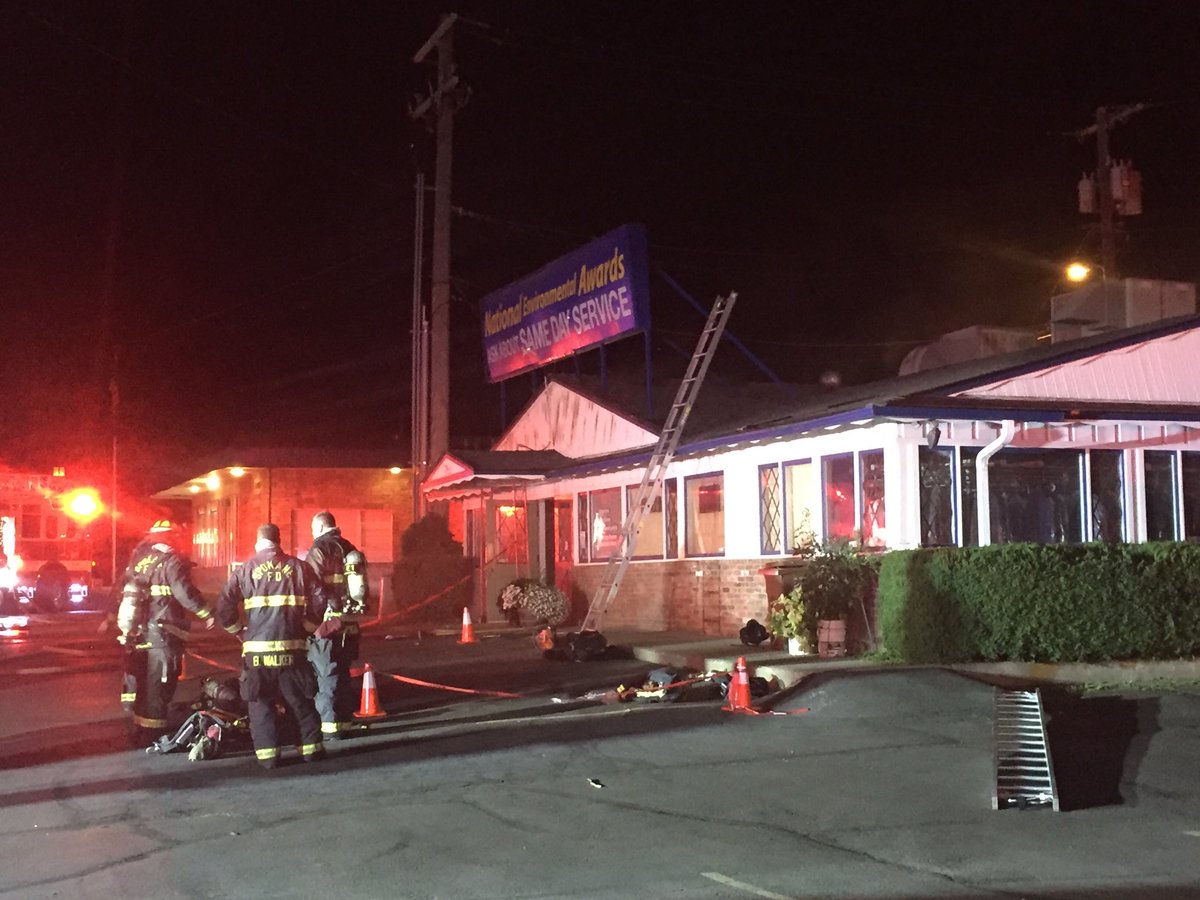 Firefighter released from hospital, injured at Beacon Cleaners fire